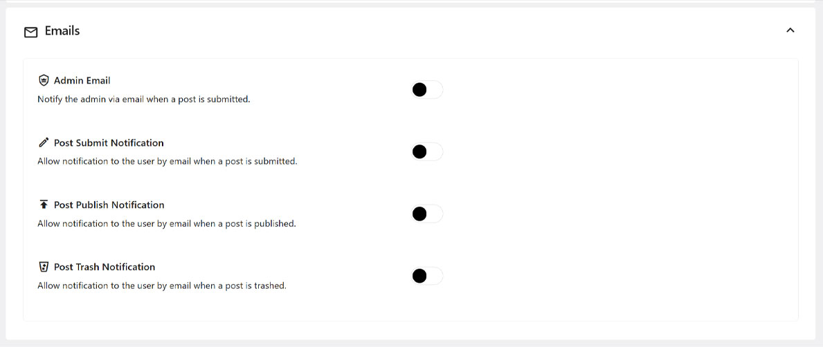 Email Settings